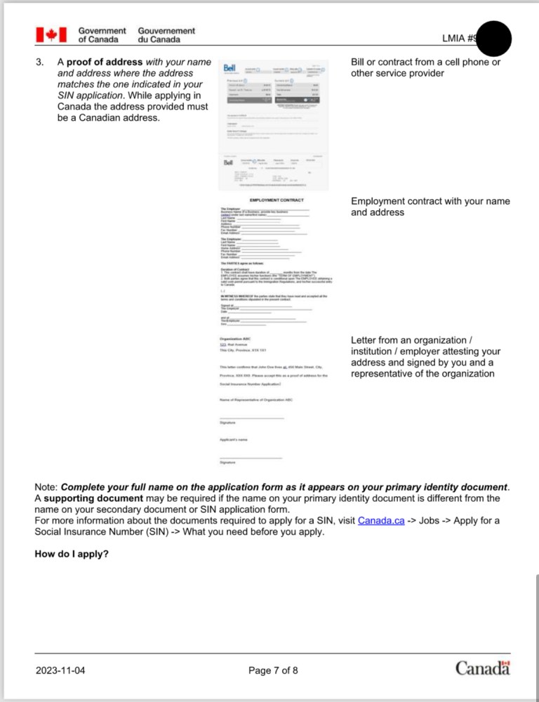 Lmia Letter Example Verifying the authenticity of an LMIA job offer in Canada. – ReachOut ...
